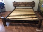 Кровать полностью из дерева