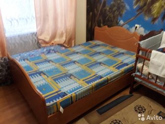 двухспальная кровать б/у, размеры 2000*1400, есть небольшие дефекты, цена 2200 в Чебоксарах