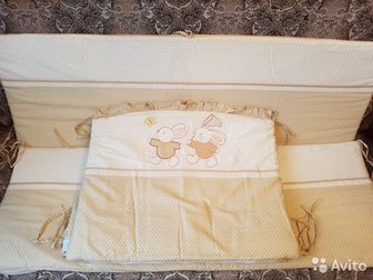 Бортики в детскую кроватку,на молнии,  пользовались малоСостояние: Б/у в Чебоксарах