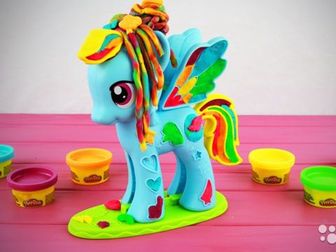 my little pony,  Радуга Дэш,  Для игры с пластилиномСостояние: Б/у в Чебоксарах