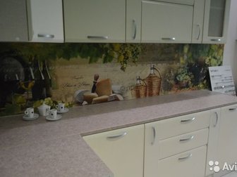 Стеновая панель на кухню фотопечать размер 600*2800, очень красивая, производство Столлайн Москва в Ельце