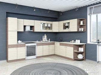 Цена за погонный (верх,низ) метр - 7000 руб Модульная кухня «Шимо» — это комплект недорогой, качественной мебели,  Кухня продается по модулям(элементам),  Модули в Калининграде