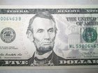 Увидеть foto  Продам банкноту 5 долларов США, состояние UNC пресс 34270058 в Краснодаре