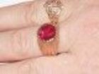 Просмотреть изображение Ювелирные изделия и украшения Перстень золотой с рубином 32481958 в Липецке