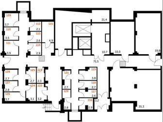 Продаётся кладовое помещение общей площадью 2, 3 кв, м,  на 1-м этаже 25 этажного дома,  [#2750489#] в Люберцы
