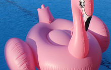 Надувной матрас для плавания Фламинго