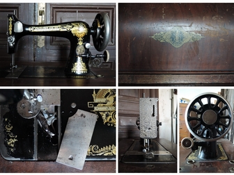 Скачать бесплатно фотографию Антиквариат Антикварная швейная машина Singer на станине, 1906 36762233 в Москве