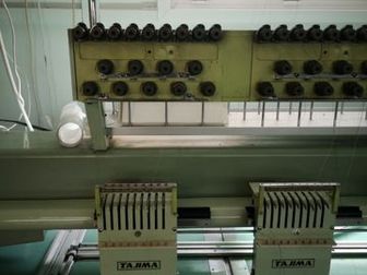 Вышивальная машина Таджима Tajima TMEG 915,  15 головок,  9 цветов,  В работе, Состояние: Б/у в Москве