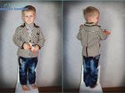 Новое фотографию Детская одежда Солидный костюм в полоску от 2-х до 4-х лет 32501589 в Новосибирске