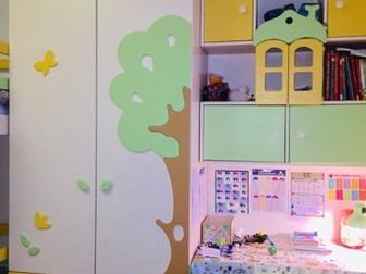 Отличная мебель для детской комнаты ищет новых хозяев)Продаём эту красоту в связи с переездом, Выполнена из сосны с использованием безопасных красок, Мебель в отличном в Одинцово