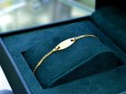 Уникальное фотографию  Золотой браслет с плашкой под гравировку 33015800 в Омске