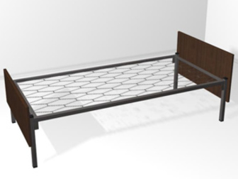 Свежее фото Мебель для спальни Кровати с пружинами и металлическими сетками 85158590 в Омске