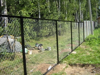 Новое изображение  Продам секции заборные с сеткой рабицей в Тольятти 38012330 в Тольятти