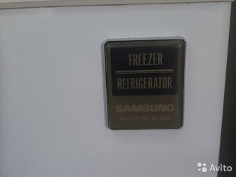 Холодильник самсунг б/у,  НоуФрост (самаразморозкой) собрано в Кареи, Габариты: высота 155см, ширина 56см, глубина 56см! С гарантией, Собрано в Европе!Продаются в Тольятти